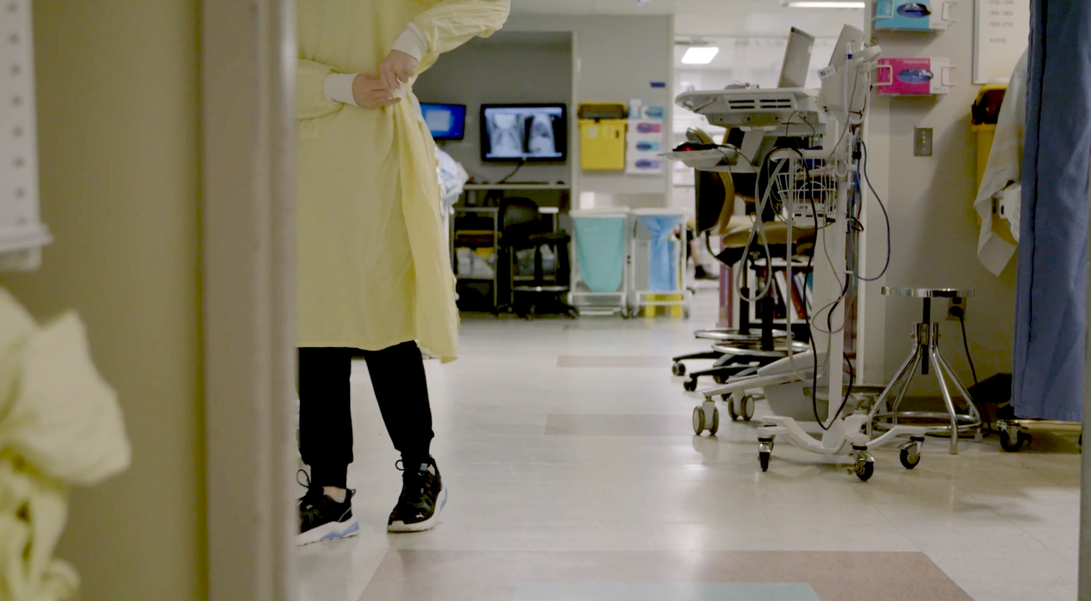 Emergency room corridor